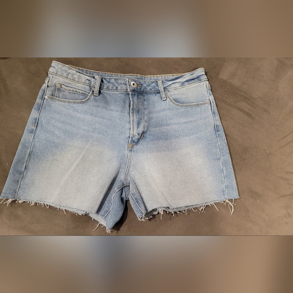 Articles of Society Womens Hi Rise Ziggy Denim Cut Off Shorts SZ 29 - Picture 3 of 7